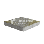 Тротуарная плитка Ромб 3D, меланж на камне, 6 см