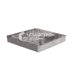 Тротуарная плитка Ромб 3D, стоун с мраморной крошкой, 6 см