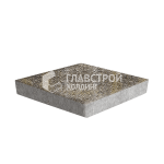 Тротуарная плитка Ромб 3D, степь с мраморной крошкой, 6 см