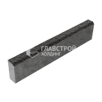 Бордюрный камень  БР 100.20.8, джафар-черный с гранитной крошкой