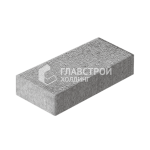 Тротуарная плитка 60х30х6 см, серо-белая на камне